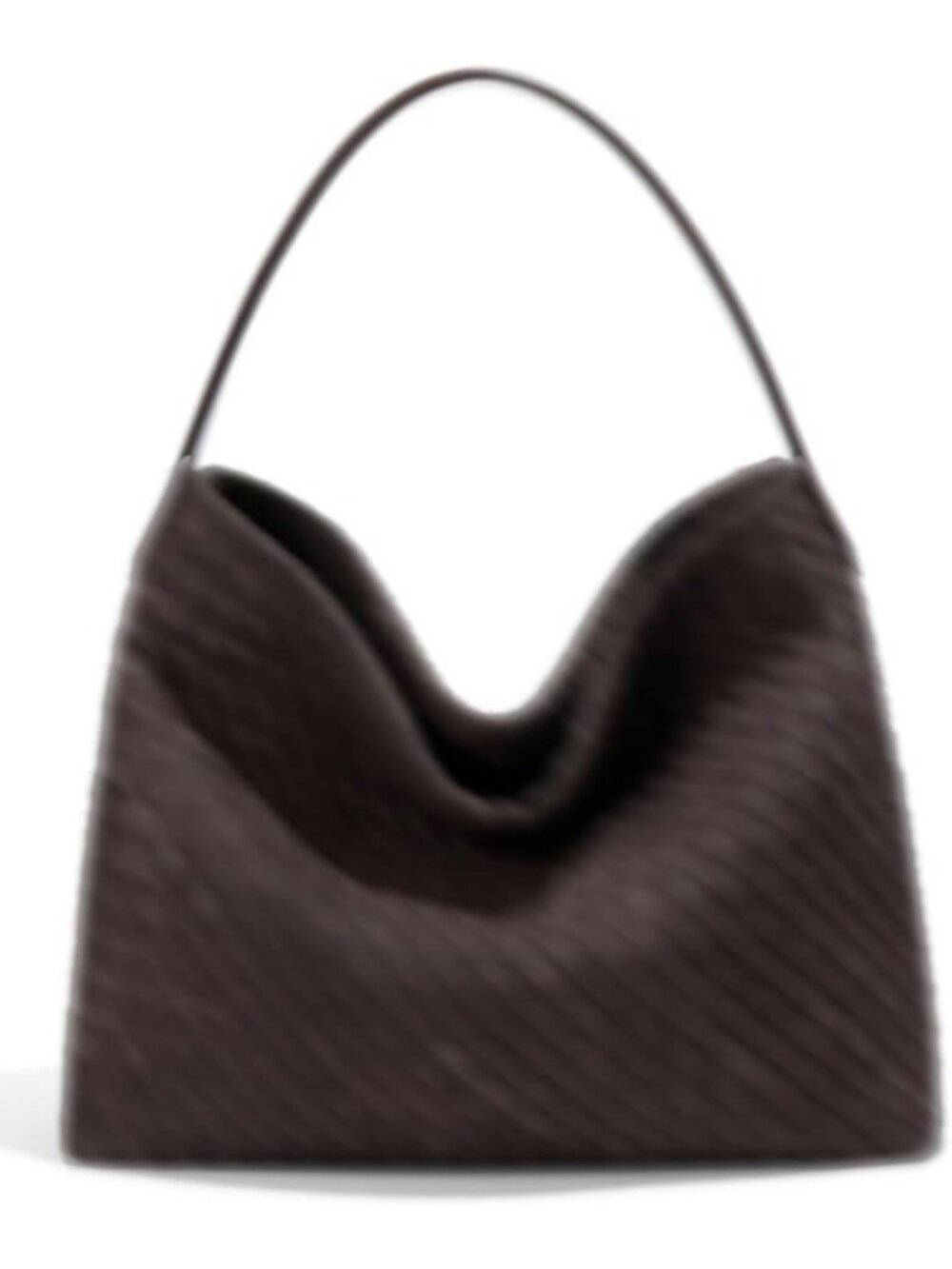 Chic Slouchy Faux Suede Woven Hobo Bag | Stylish Women's Shoulder Tote Handbag